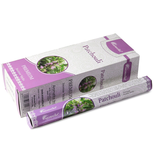 Aromatika Charcoal Free Hex Incense - Patchouli - Vivid Aromas UK