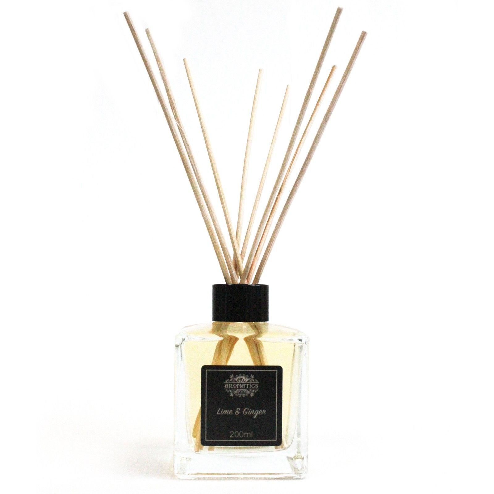 200ml Lime & Ginger Essential Oil Reed Diffuser - Vivid Aromas UK