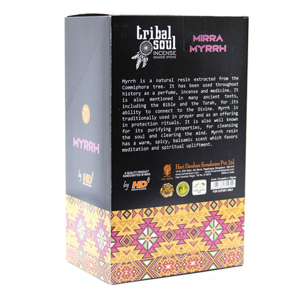 Tribal Soul Incense Sticks - Myrrh - Vivid Aromas UK