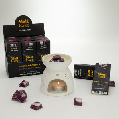 MeltEaze Wax Melts 50g - Obsidian Shield - Dragons Blood - Vivid Aromas UK