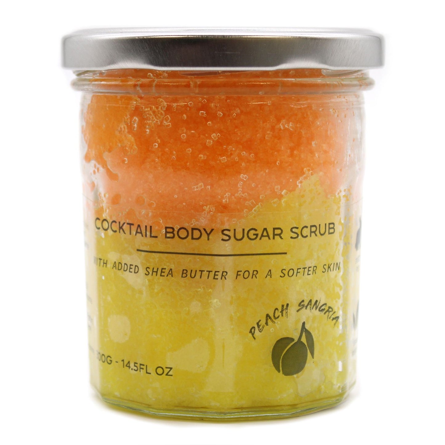Fragranced Sugar Body Scrub - Peach Sangria 300g - Vivid Aromas UK