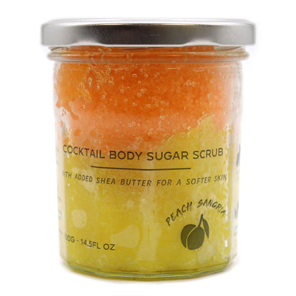 Fragranced Sugar Body Scrub - Peach Sangria 300g - Vivid Aromas UK
