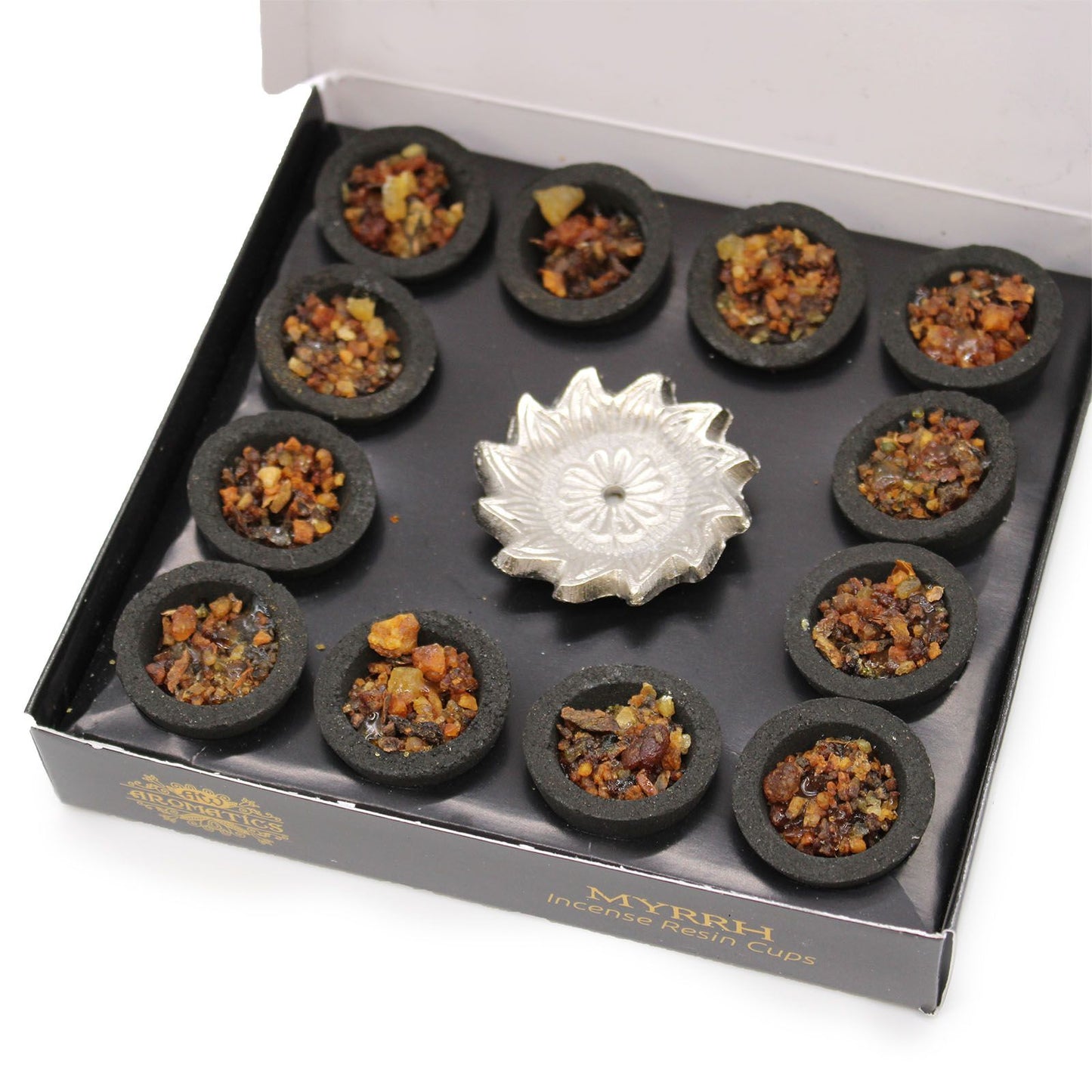 Box of 12 Resin Cups - Myrrh - Vivid Aromas UK