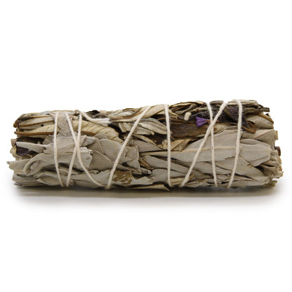 Smudge Stick - White Sage & Yerba Santa 10cm - Vivid Aromas UK