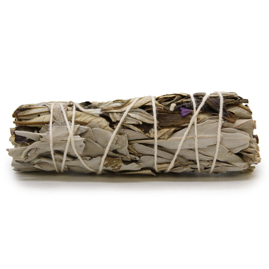 Smudge Stick - White Sage & Yerba Santa 10cm - Vivid Aromas UK