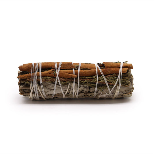 Smudge Stick - White Sage, Cedar and Cinnamon - Vivid Aromas UK