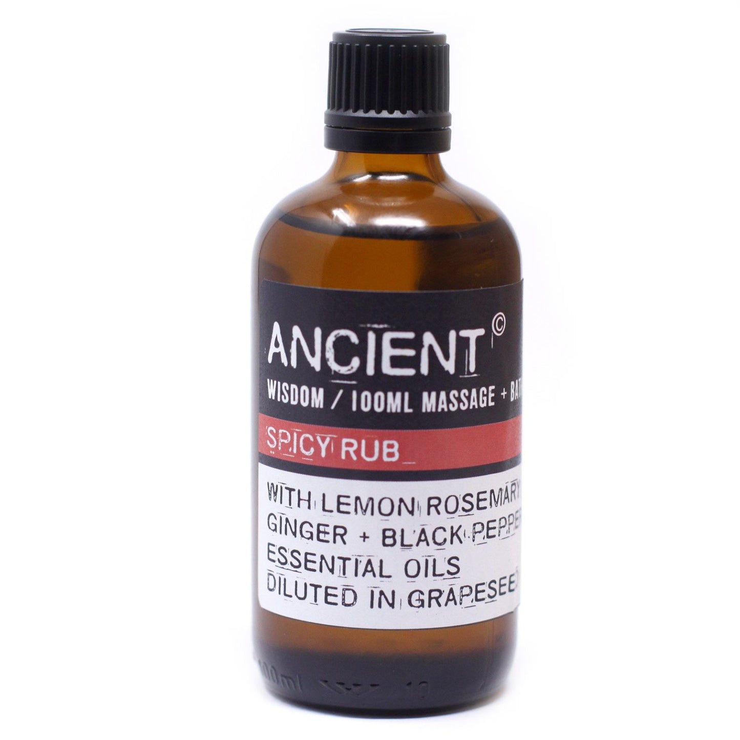 Spicy Rub Massage Oil - 100ml - Vivid Aromas UK