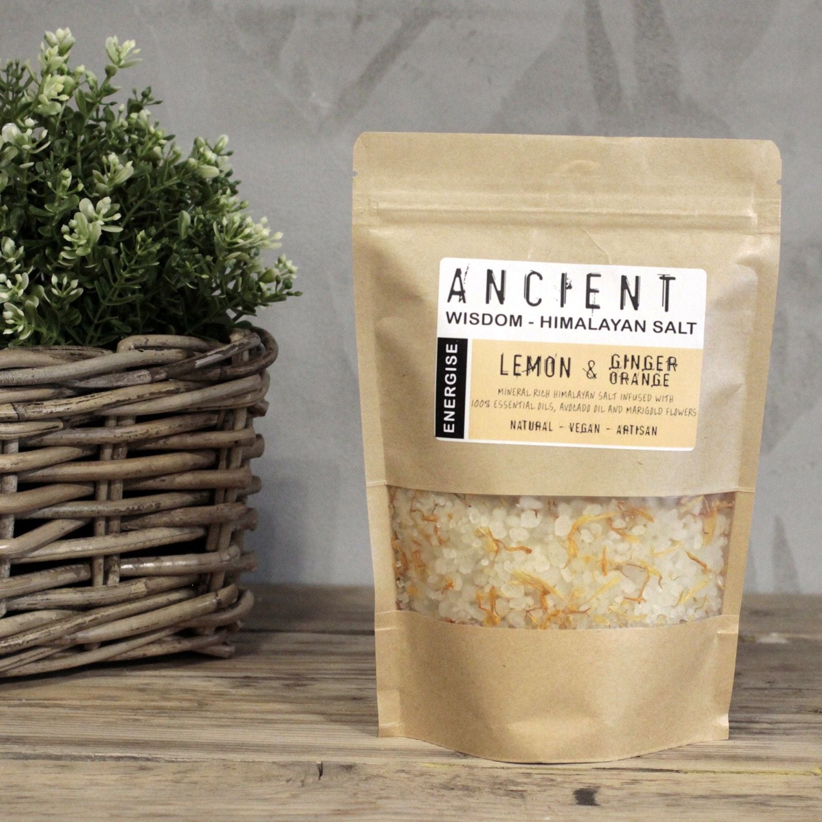 Himalayan Bath Salt Blend 500g - Energise - Vivid Aromas UK