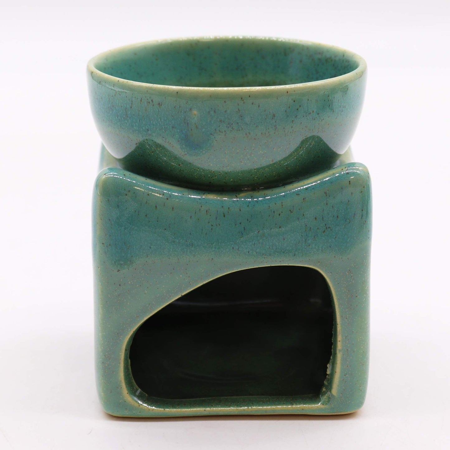Lucky Coin Large Oil Burner - Jade - Vivid Aromas UK