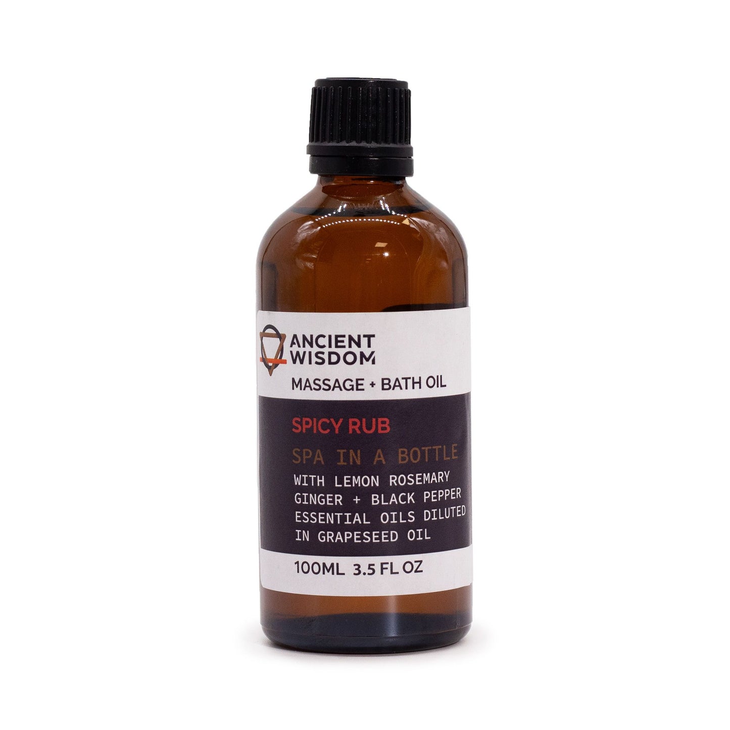 Spicy Rub Massage Oil - 100ml - Vivid Aromas UK