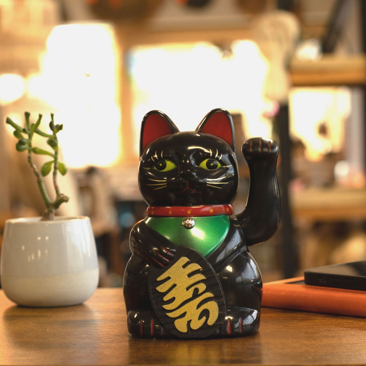 Black Money Cat - 15cm - Vivid Aromas UK