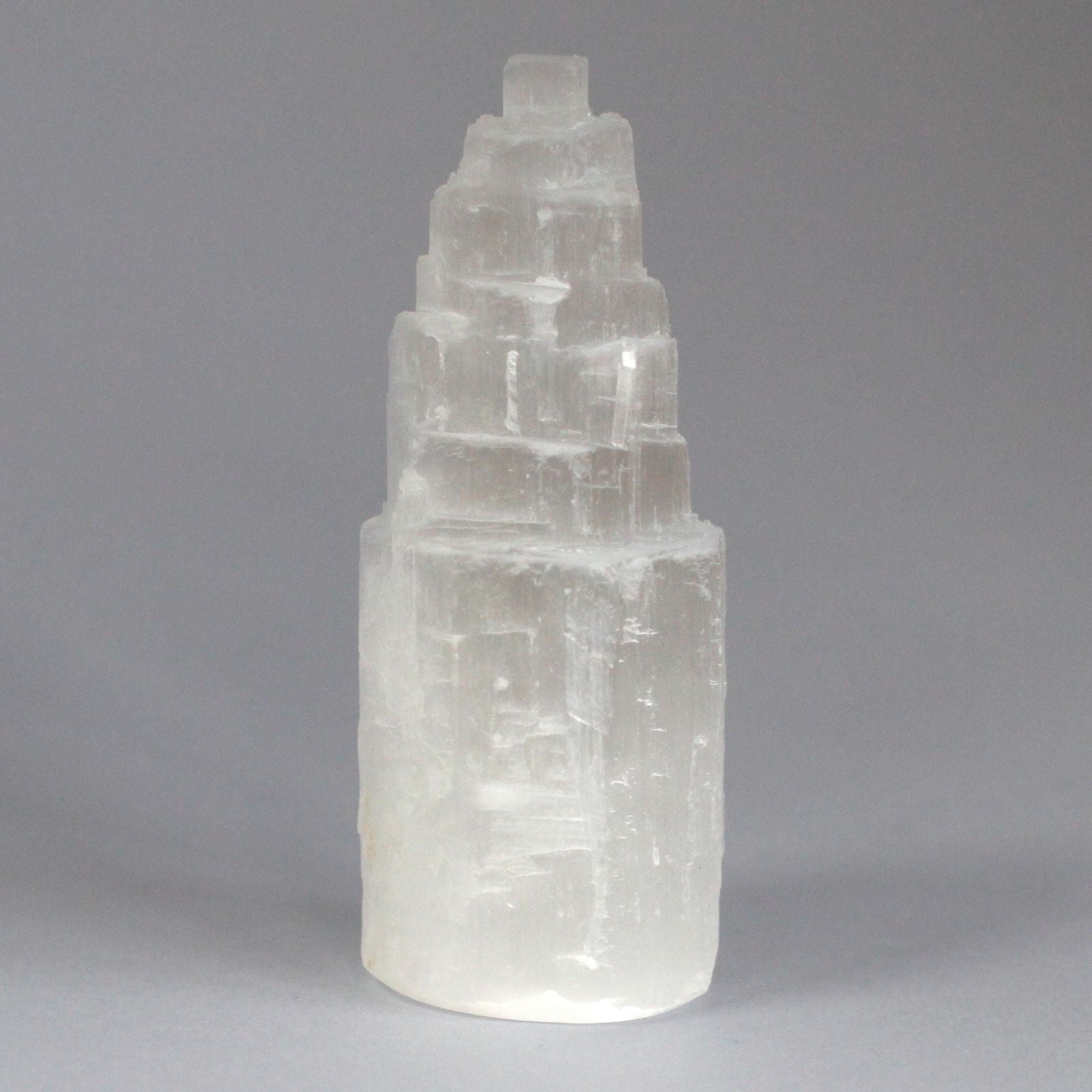 Natural Selenite Tower - 10 cm - Vivid Aromas UK