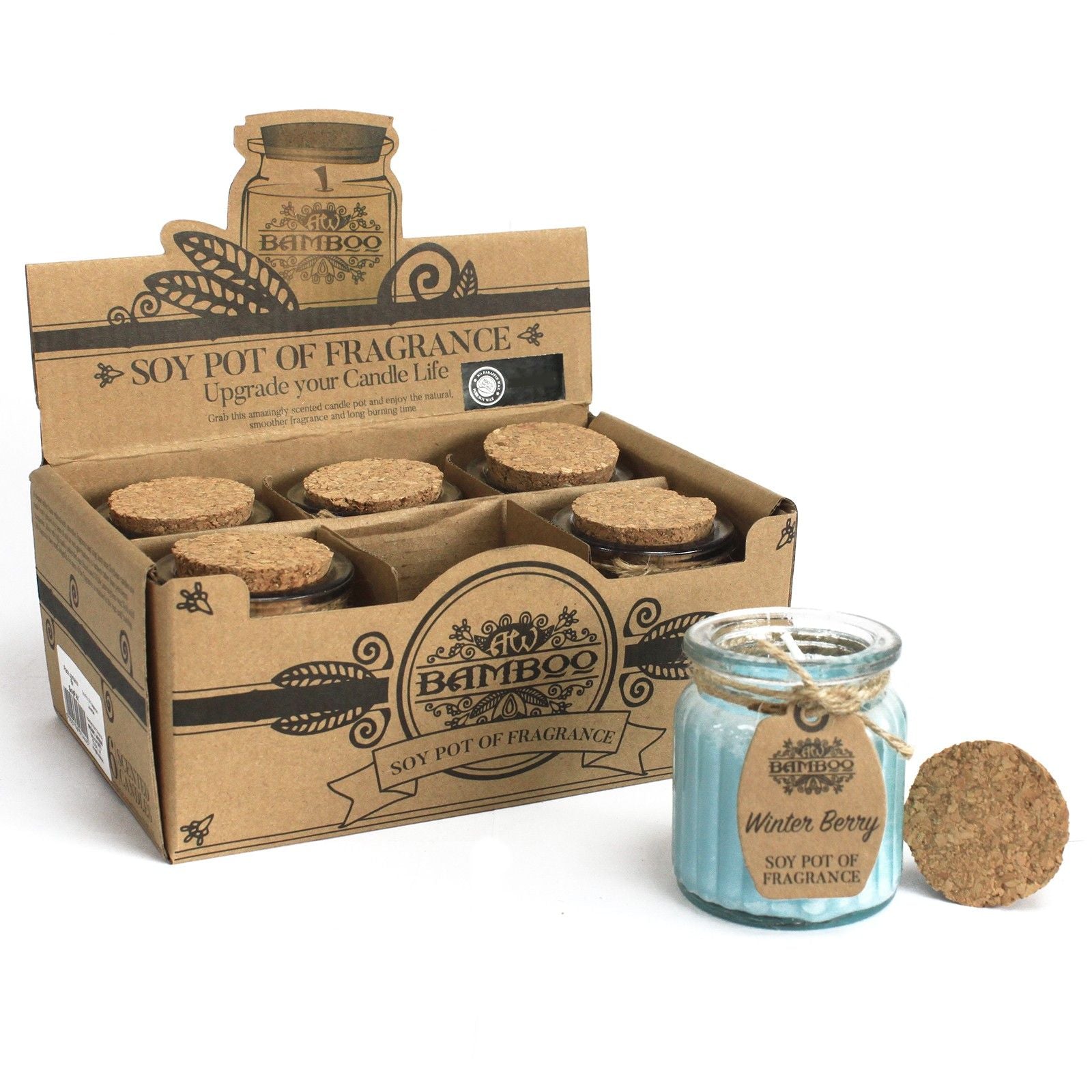 Winter Berry Soy Pot of Fragrance Candles - Vivid Aromas UK