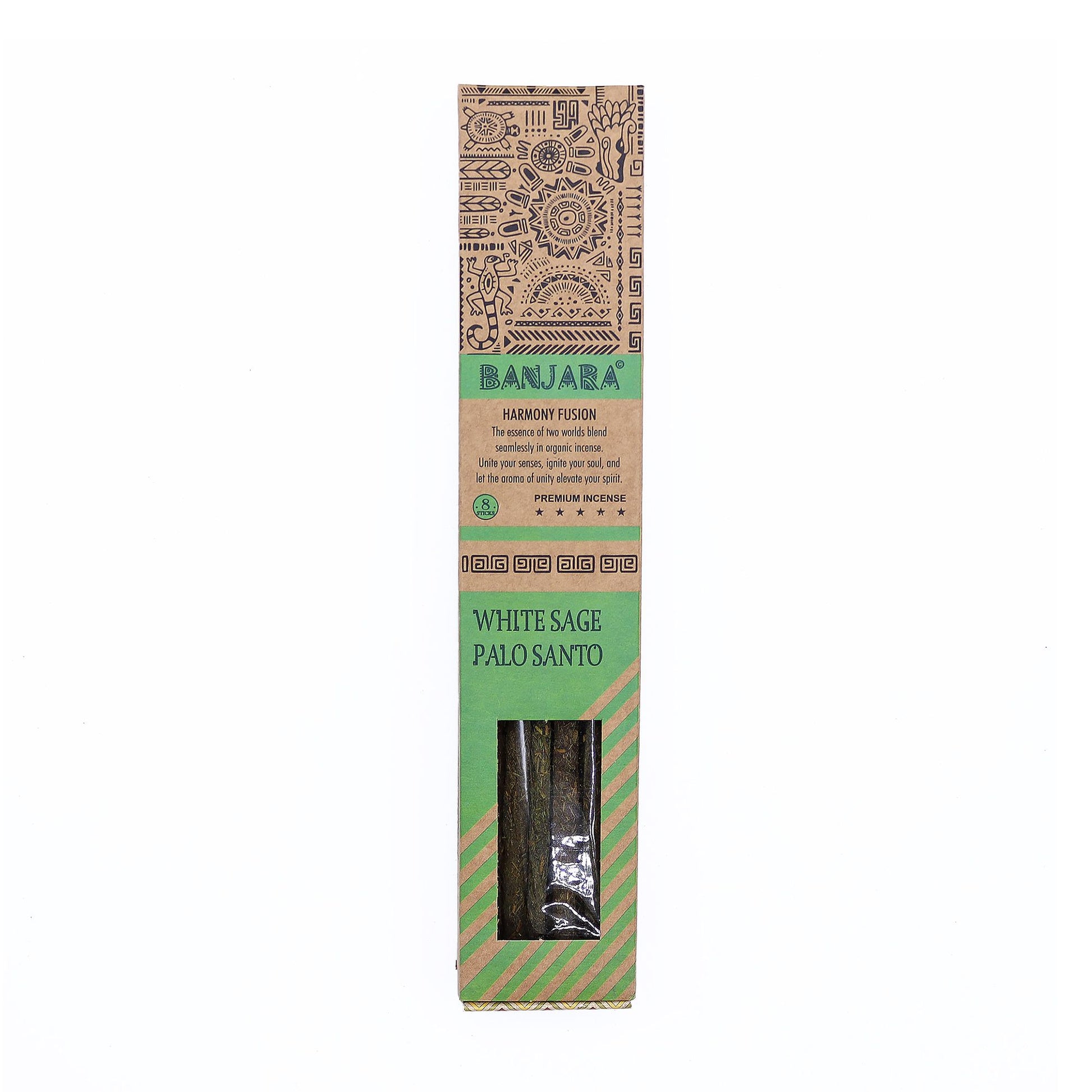 Banjara Palo Santo Smudge Sticks - Set of 6 - Box - Vivid Aromas UK