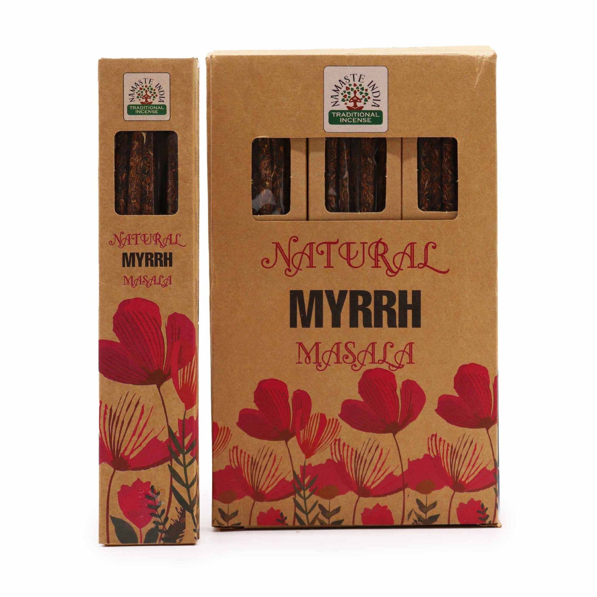 Natural Botanical Masala Incense - Myrrh - Vivid Aromas UK