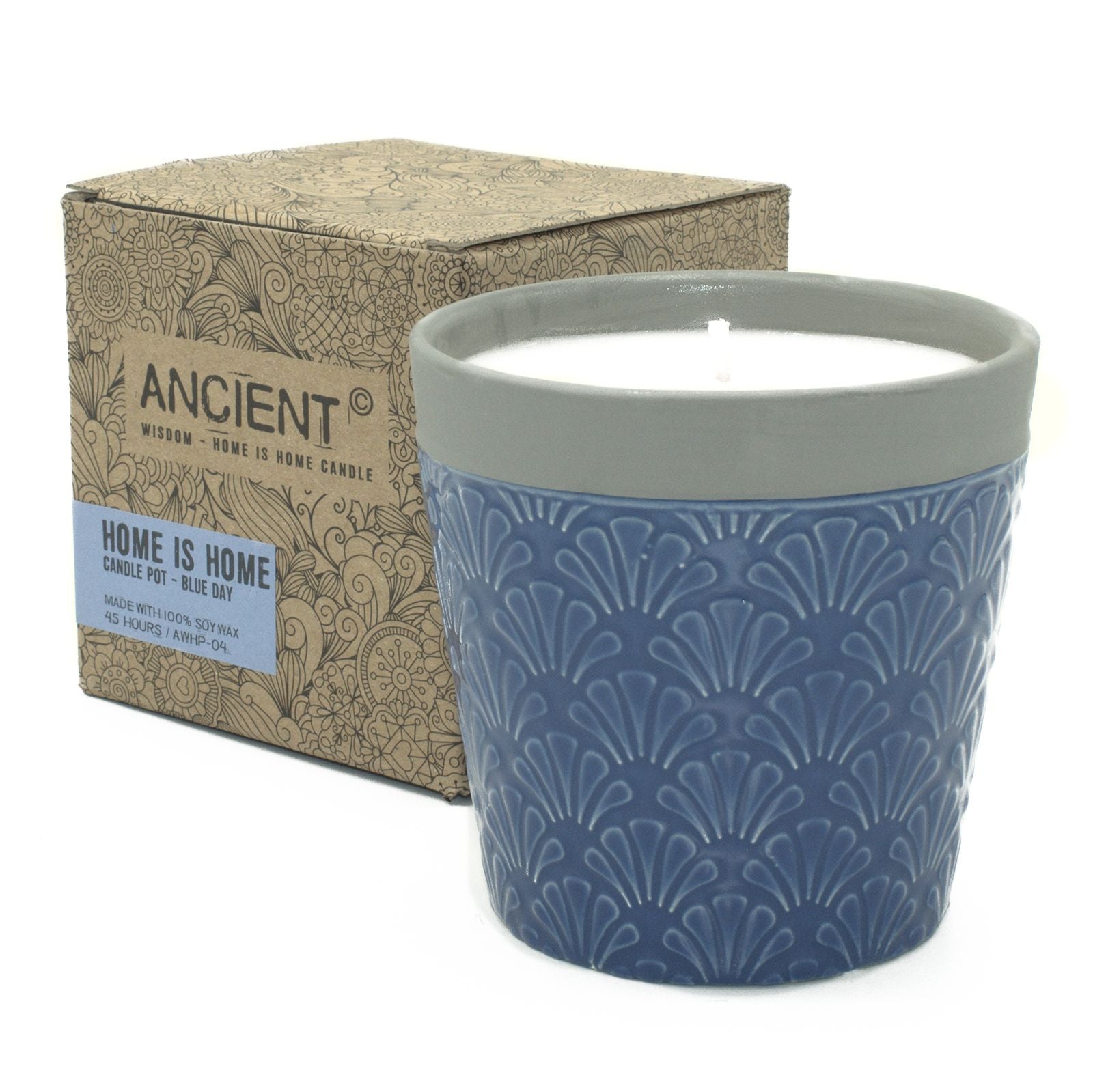 Home is Home Candle Pots - Blue Day - Vivid Aromas UK