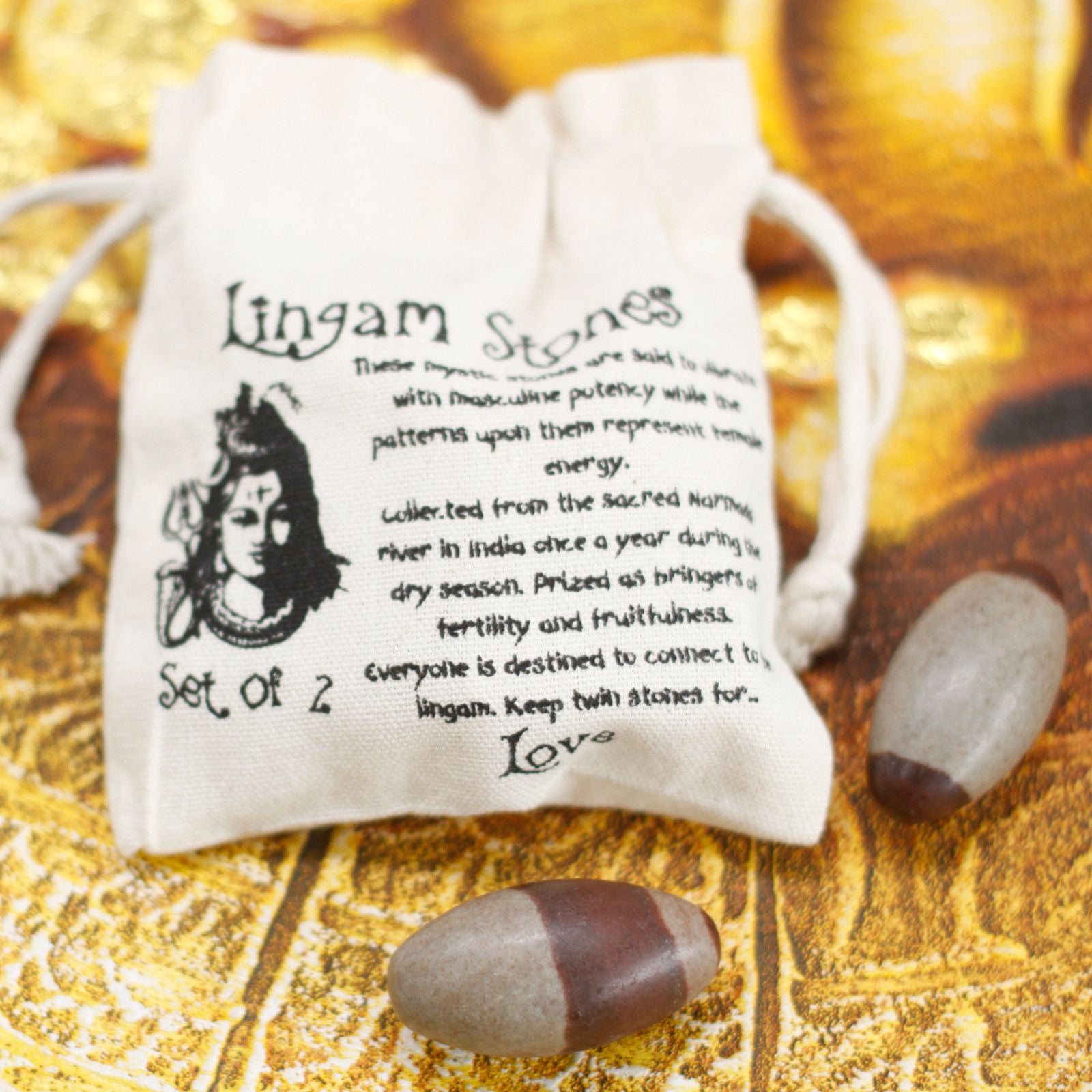 Two Inch Lingam - 2 Stones - Vivid Aromas UK
