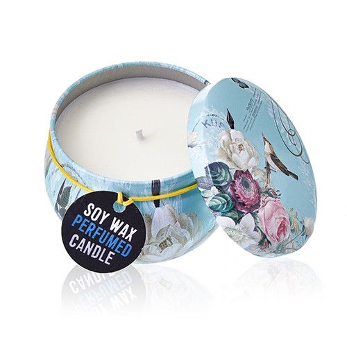 Art Tin Candle - Assorted Design - Parisian Weekend - Peonies - Vivid Aromas UK