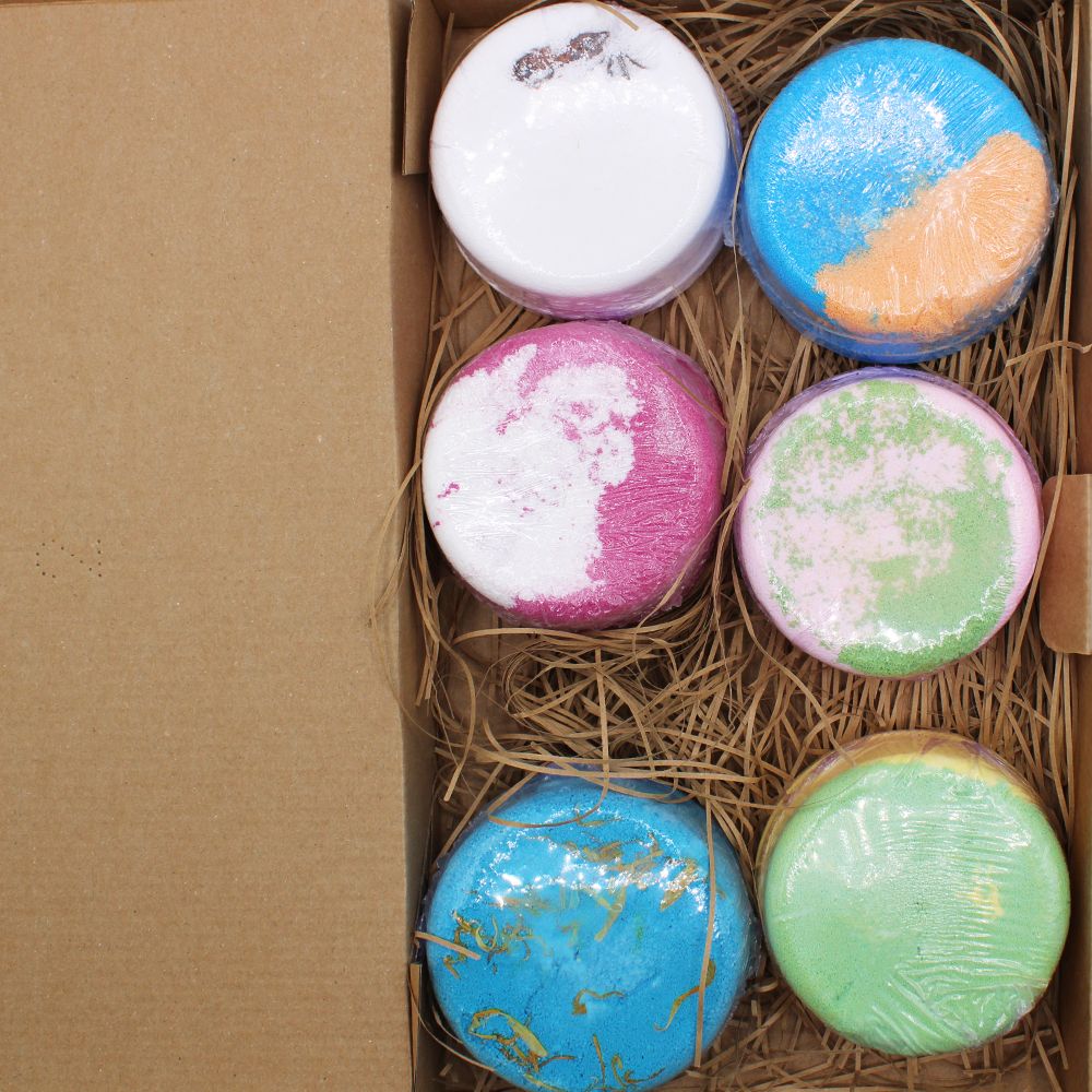 Set of 6 Mega Floral Fizzes - Mix 2 - Vivid Aromas UK