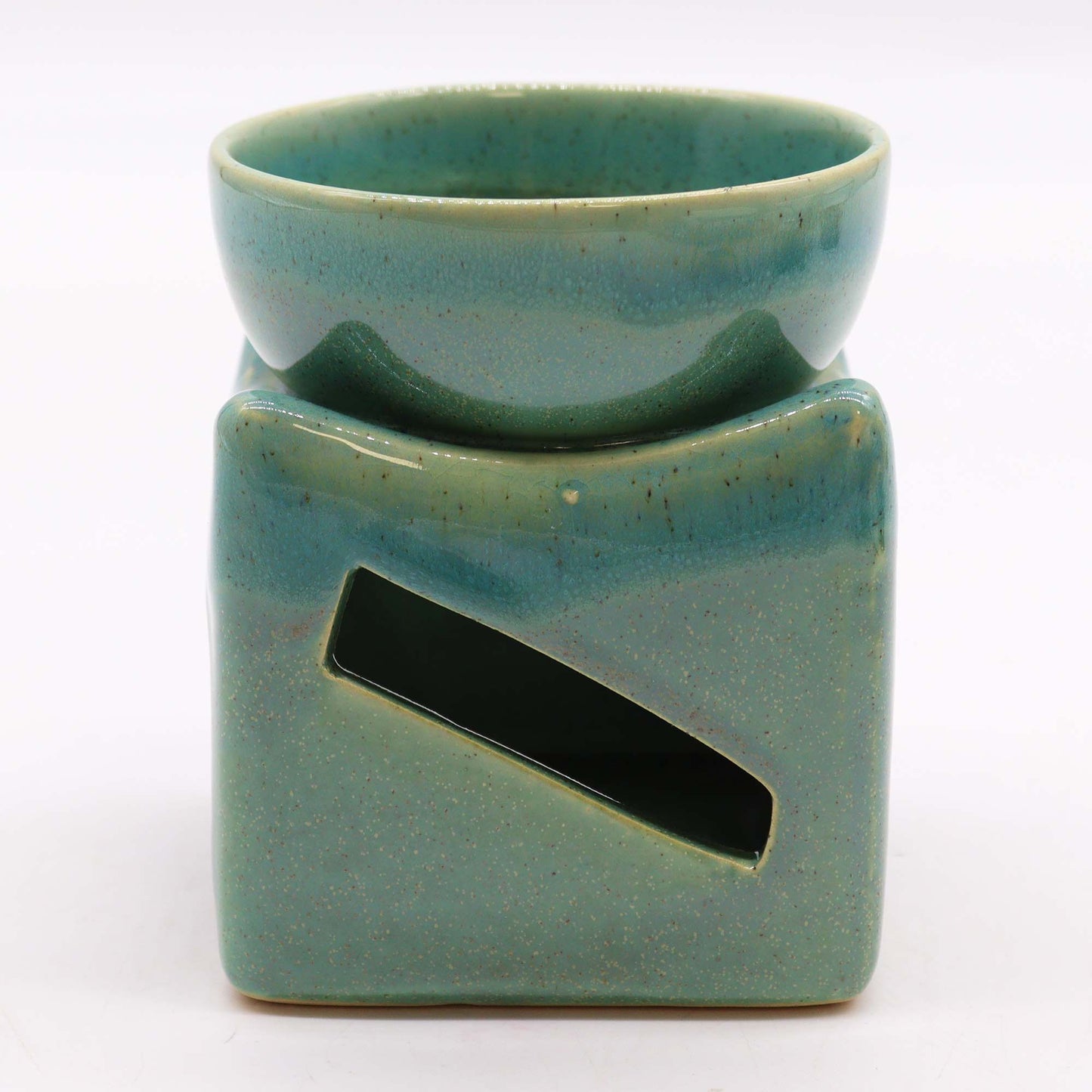 Lucky Coin Large Oil Burner - Jade - Vivid Aromas UK