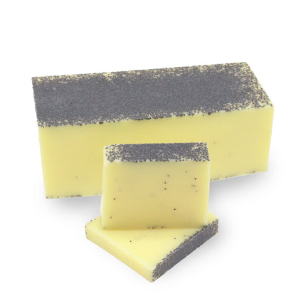 Lemon Poppy Soap Bar - Approx 100g - Vivid Aromas UK
