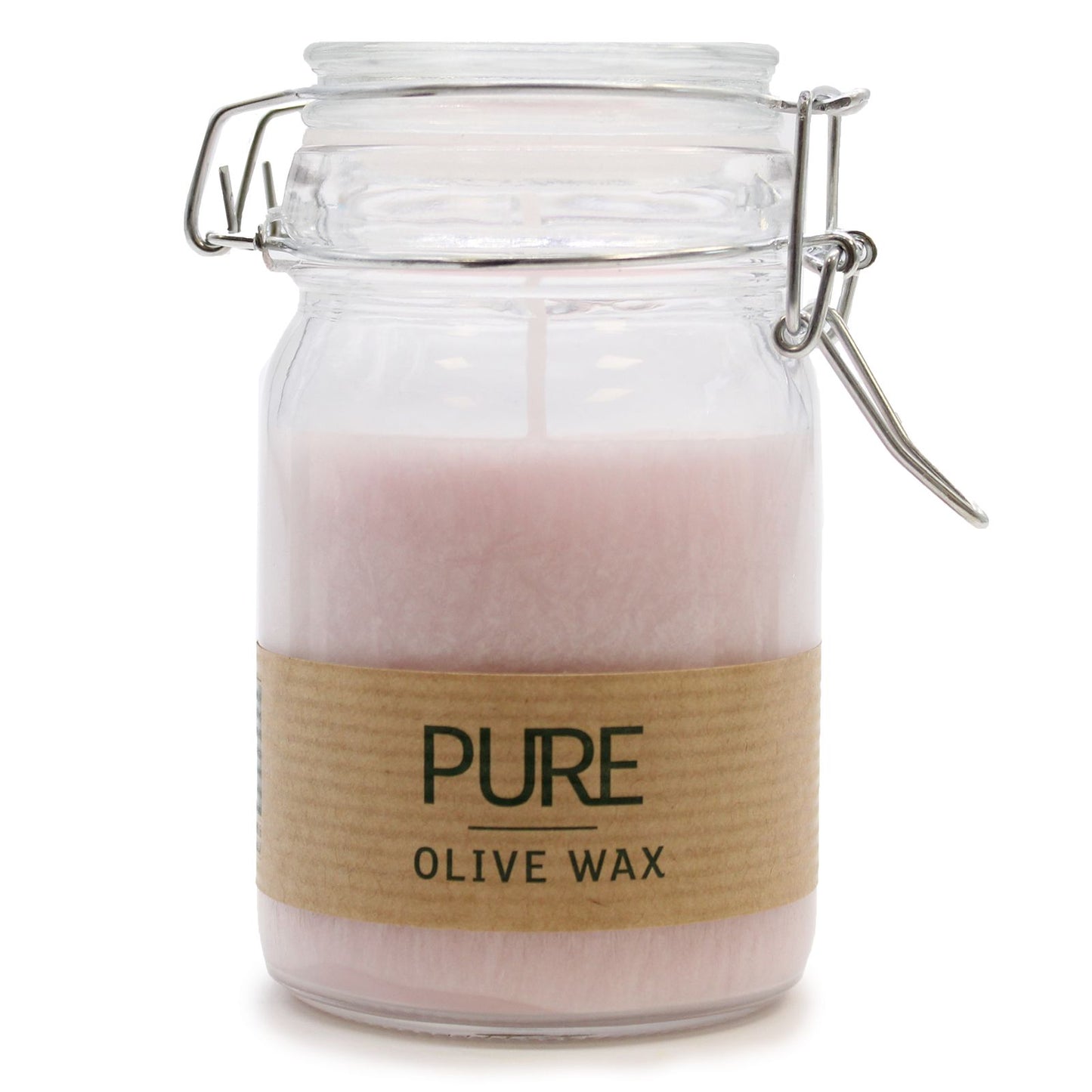 Pure Olive Wax Jar Candle 120x70 - Antique Rose - Vivid Aromas UK