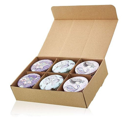 Art Tin Candle - Assorted Design - Sea life - Rasberry - Vivid Aromas UK