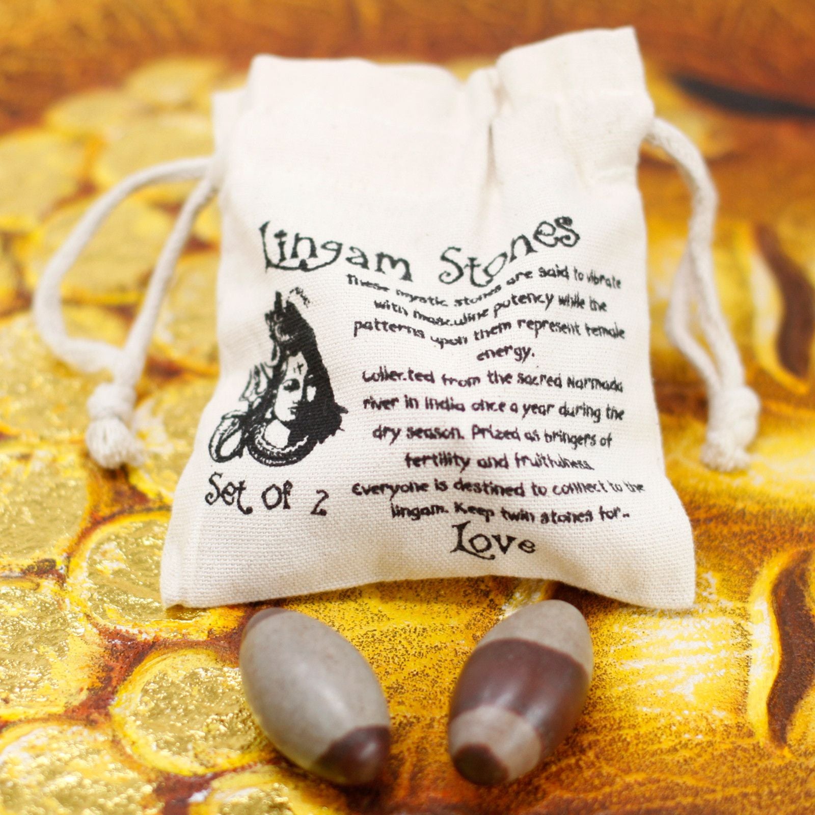 Two Inch Lingam - 2 Stones - Vivid Aromas UK