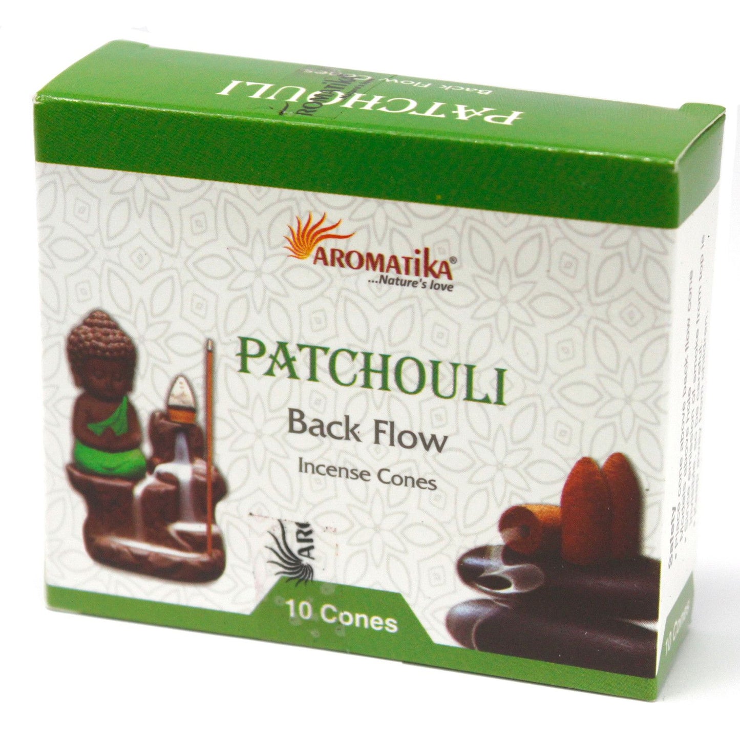 Aromatica Backflow Incense Cones - Patchouli - Vivid Aromas UK