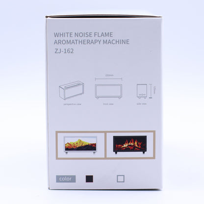 Flame Effect Aroma Diffuser with Birdsound - Black USB - Colour Change - Vivid Aromas UK
