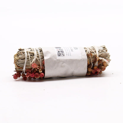 Smudge Stick - White Sage and Pirul Seed - Vivid Aromas UK