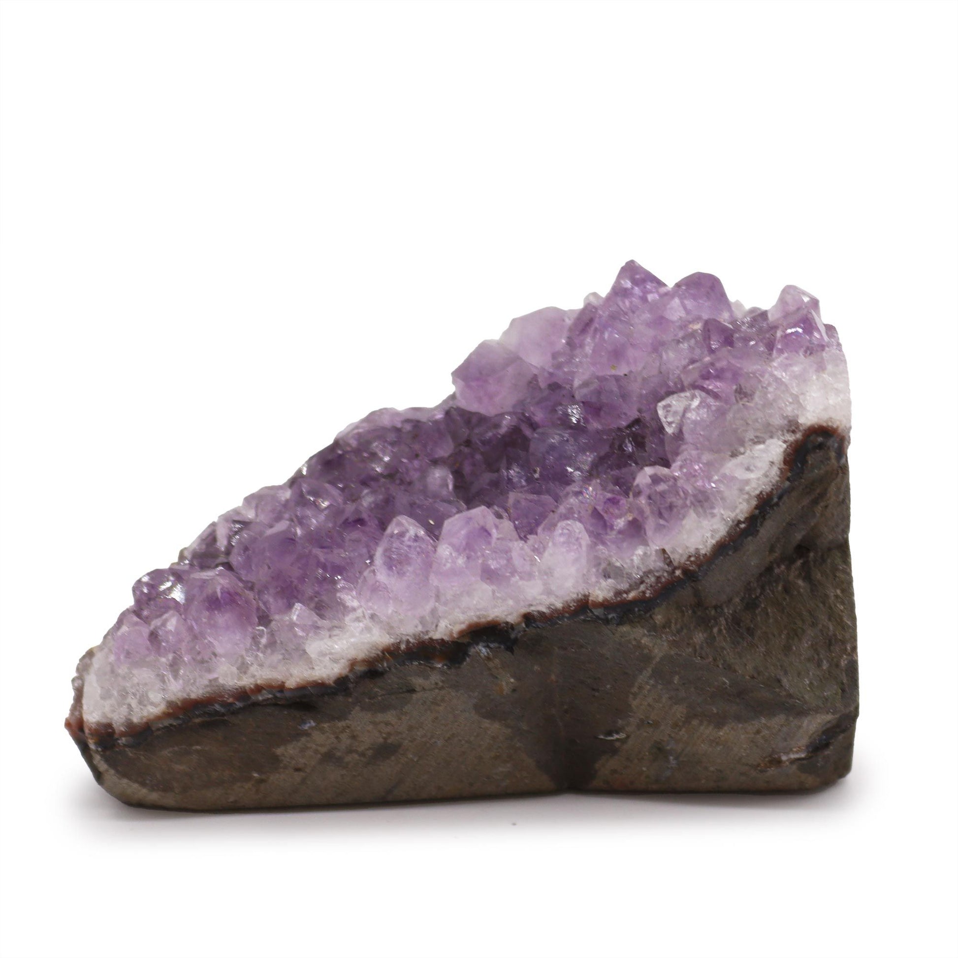 Medium Natural High Grade Amethyst Standing Cluster (approx 350-450gms 7.5-10cm) - Vivid Aromas UK