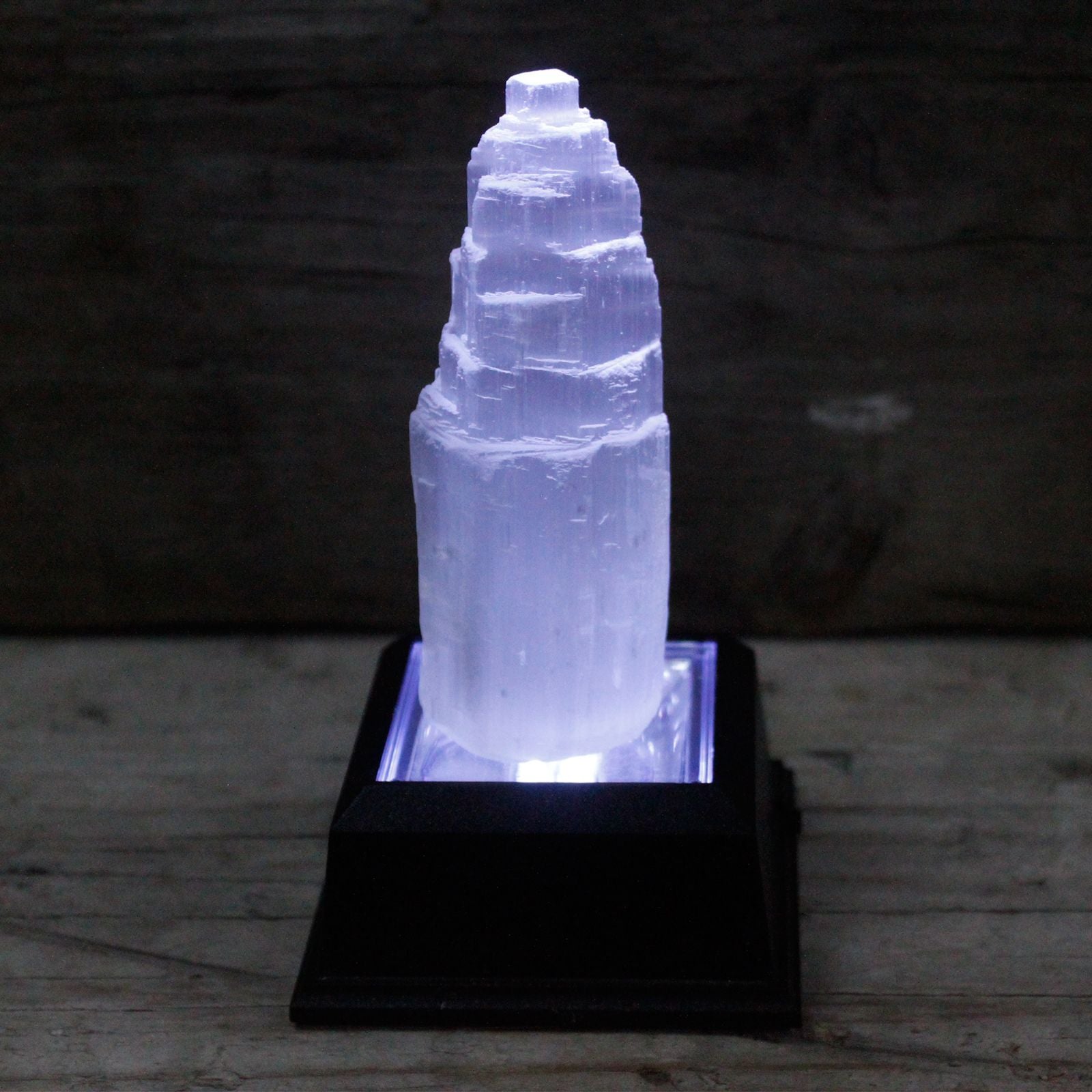 Natural Selenite Tower - 10 cm - Vivid Aromas UK