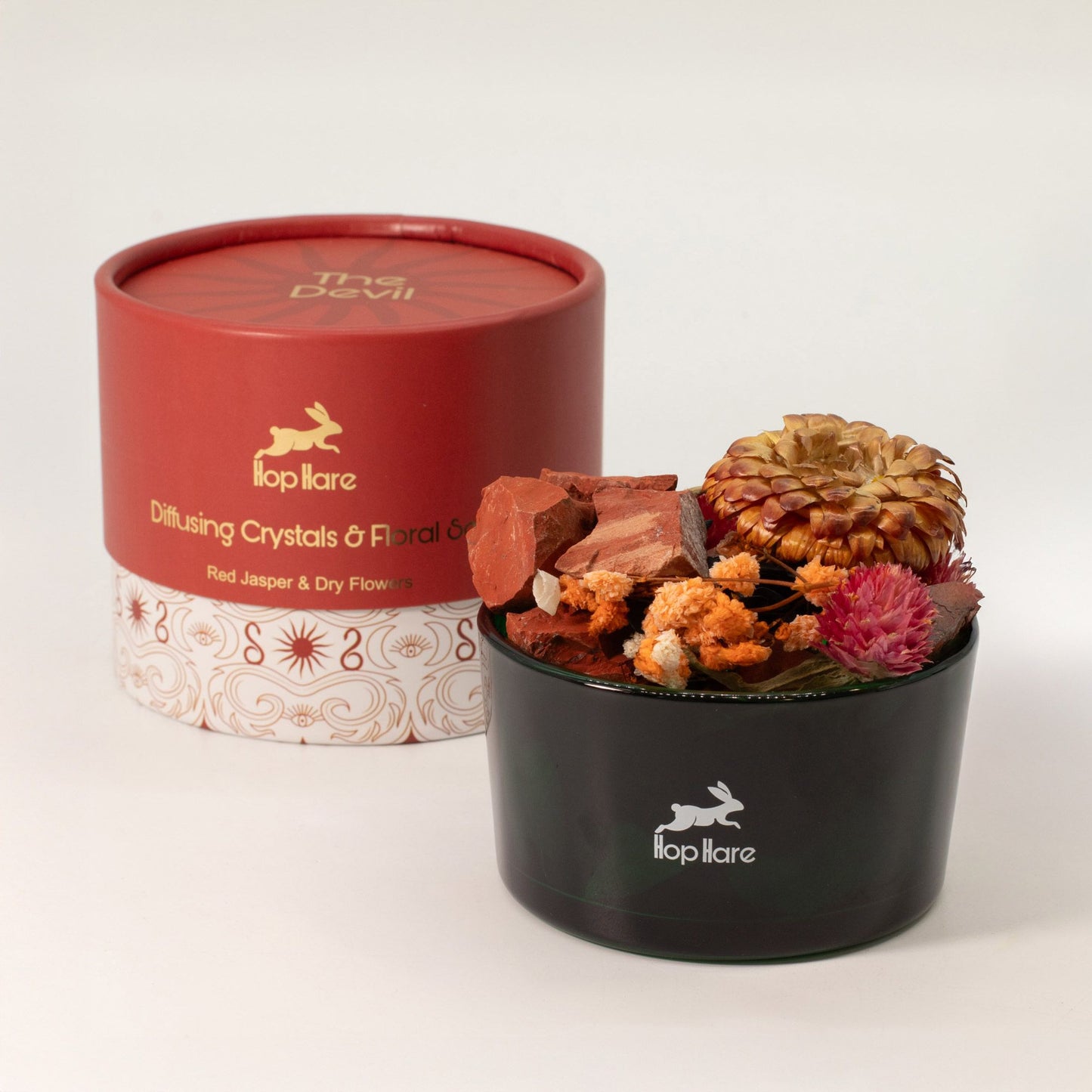 Hop Hare Diffusing Crystals & Floral Set - The Devil - Vivid Aromas UK