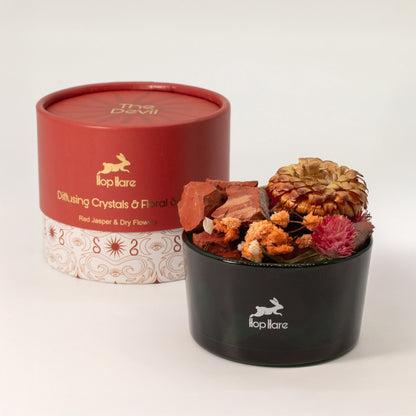 Hop Hare Diffusing Crystals & Floral Set - The Devil - Vivid Aromas UK