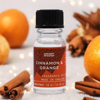 Christmas Cinnamon & Orange Fragrance Oil 10ml - Vivid Aromas UK