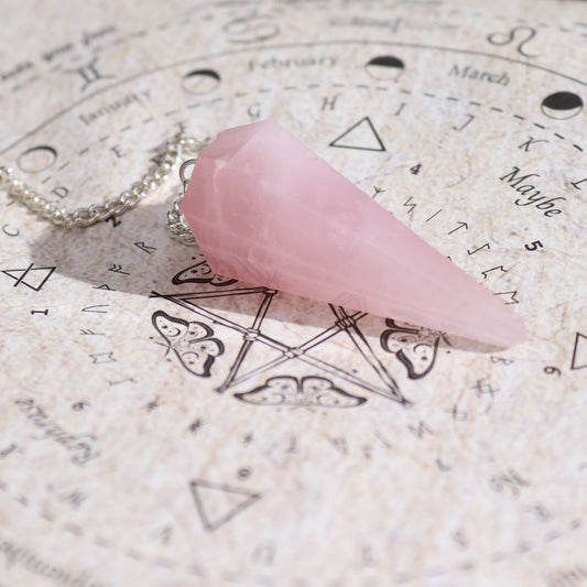 Ancient Witch Spell Incense - Love - Rose Quartz Pendulum - Vivid Aromas UK