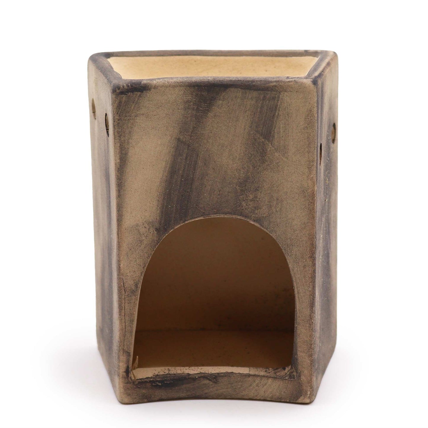 Hand Painted Bonsai Burner - Slate - Vivid Aromas UK