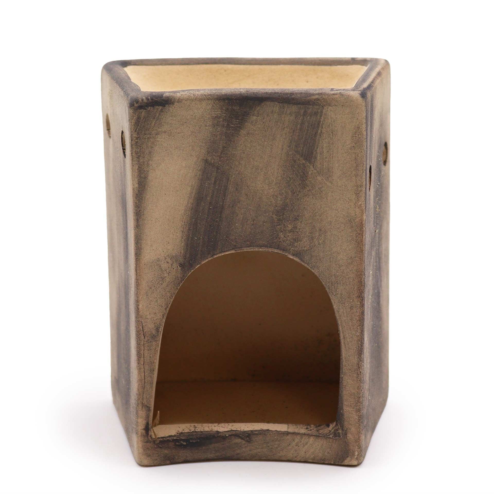 Hand Painted Bonsai Burner - Slate - Vivid Aromas UK