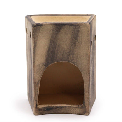 Hand Painted Bonsai Burner - Slate - Vivid Aromas UK