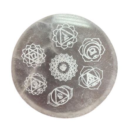 Small Charging Plate 8cm - Chakra Design - Vivid Aromas UK