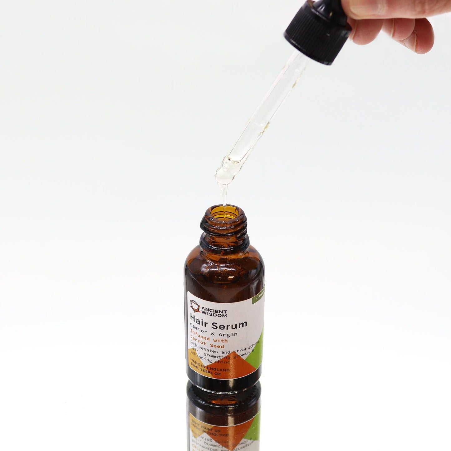 Organic Hair Serum 30ml - Carrot Seed - Vivid Aromas UK