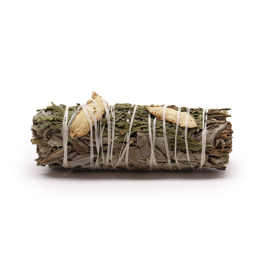 Smudge Stick - White Sage, Ginger and Cedar - Vivid Aromas UK