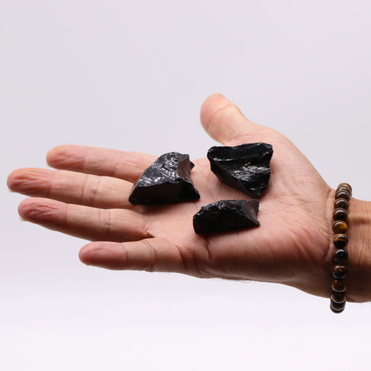 Raw Crystals (500gm) - Black Agate - Vivid Aromas UK