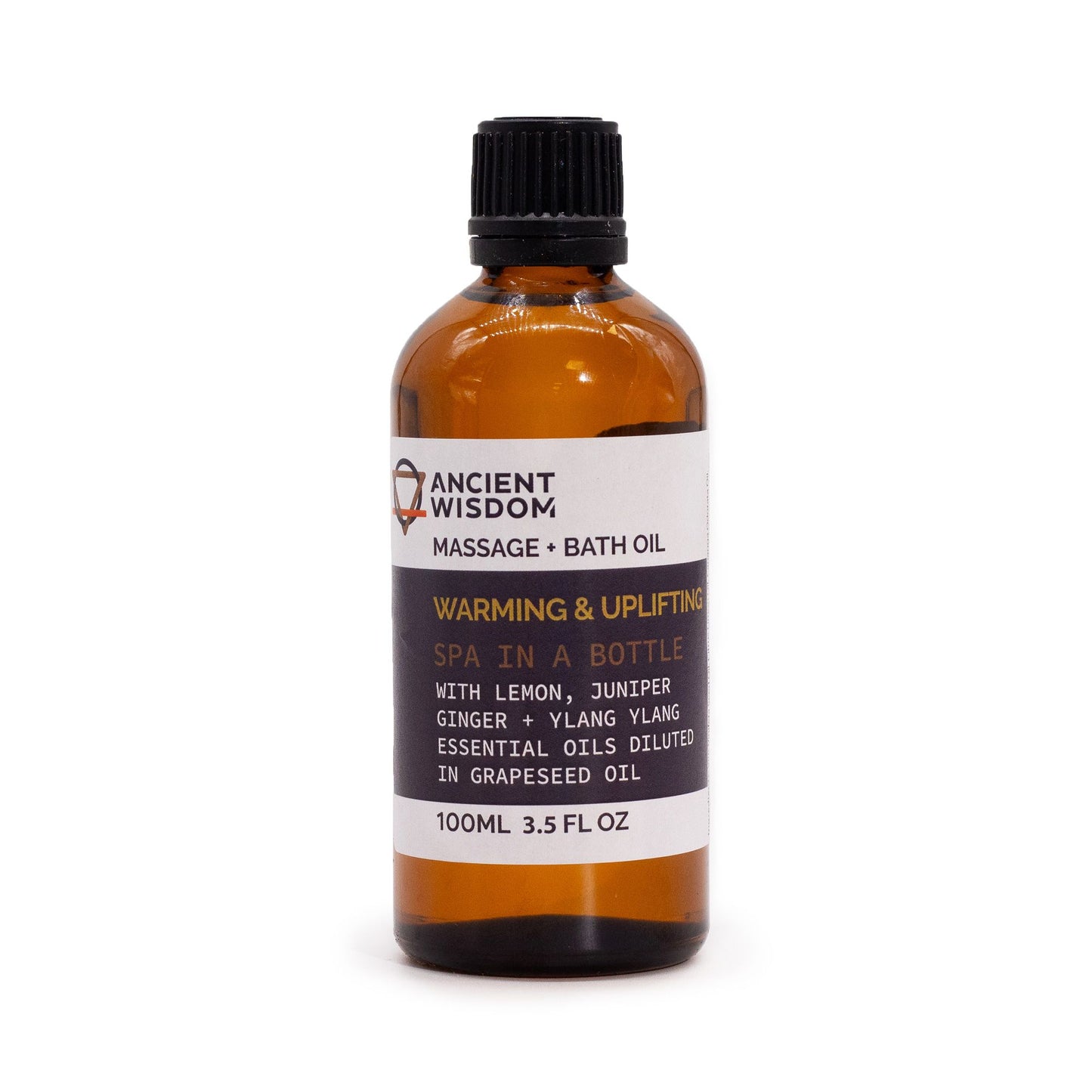 Warm & Uplifting Massage Oil - 100ml - Vivid Aromas UK