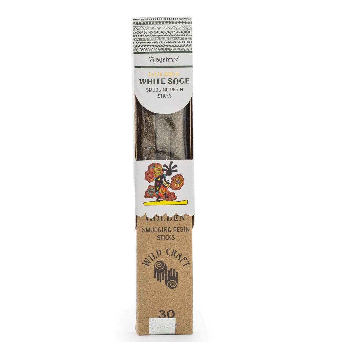 Golden White Sage Smudging Resin Sticks – 30g - Vivid Aromas UK
