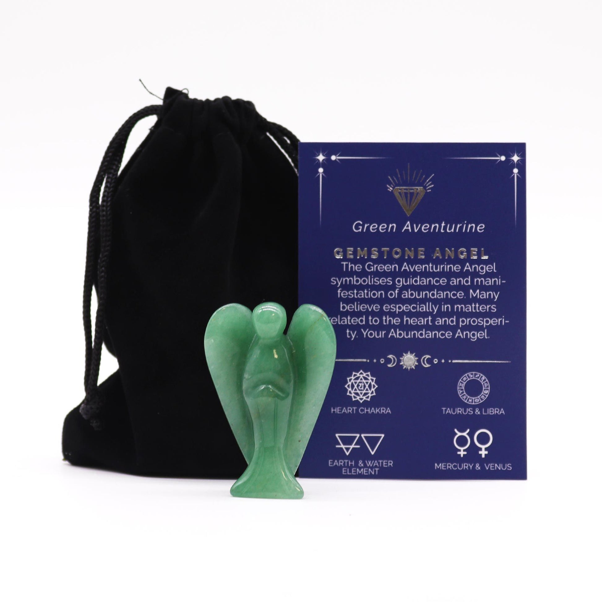 Gemstone Angel - Green Aventurine - Vivid Aromas UK