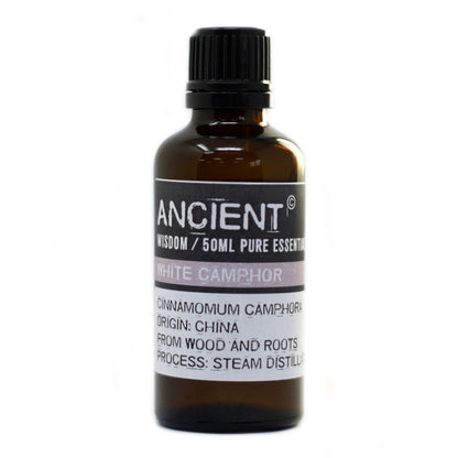 White Camphor Essential Oil 50ml - Vivid Aromas UK
