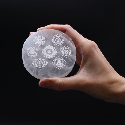 Small Charging Plate 8cm - Chakra Design - Vivid Aromas UK