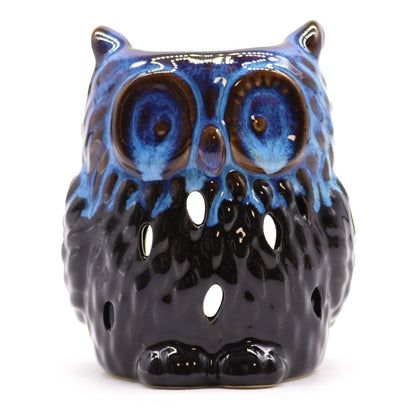 Classic Rustic Oil Burner - Owl (assorted) - Vivid Aromas UK